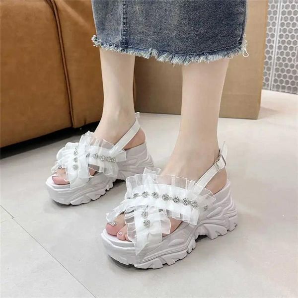 Sandálias Ventilação Tamanho 36 Natural Luxo Chinelos Clássicos Sapatos para Mulheres Sapatilhas Esporte Especial Largo Vietnã Avançado