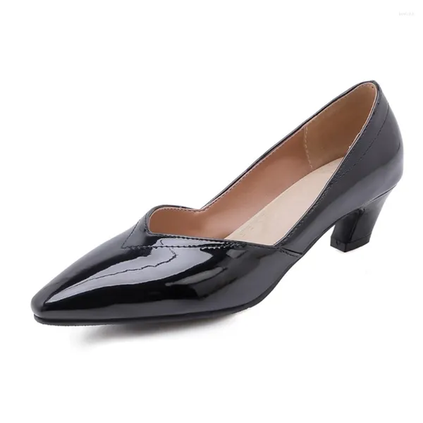 Sapatos de vestido dames tamanho 30-48 mulheres mais zapatos mujer bombas de salto alto 5cm sandálias chaussure femme saltos 19-11