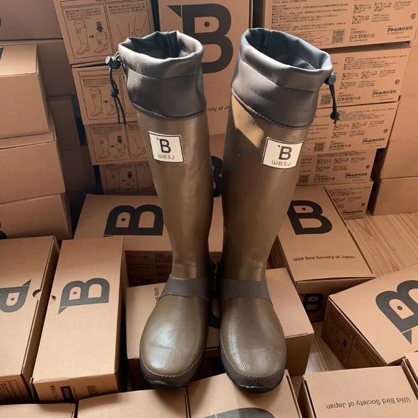 Резиновые сапоги Wild Bird Society of Japan Rainboots Мужские резиновые сапоги для улицы, резиновые водонепроницаемые сапоги для рыбалки, ботинки wbsj, Япония 231128