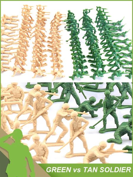 Figuras de brinquedo de ação ViiKONDO Exército Homens Soldado de brinquedo Conjunto militar épico Segunda guerra mundial EUA Batalha alemã Cowboy Indiano Figura de ação Modelo Guerra Civil Presente para menino 231128
