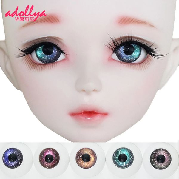 Acessórios para bonecas Adollya acrílico Olhos para S Starry Sky Gradient Anime Eyeballs BJD DIY 13 14 16 SD S 230427