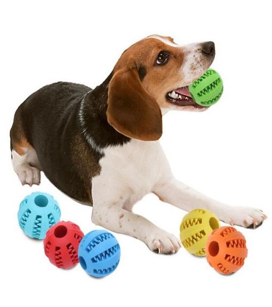 57 cm Giocattolo per cani Palline di gomma interattive Pet Dog Cat Cucciolo ElasticitàPalla per i denti Giocattoli da masticare per cani Palline per la pulizia dei denti Giocattoli per cani GA7890593