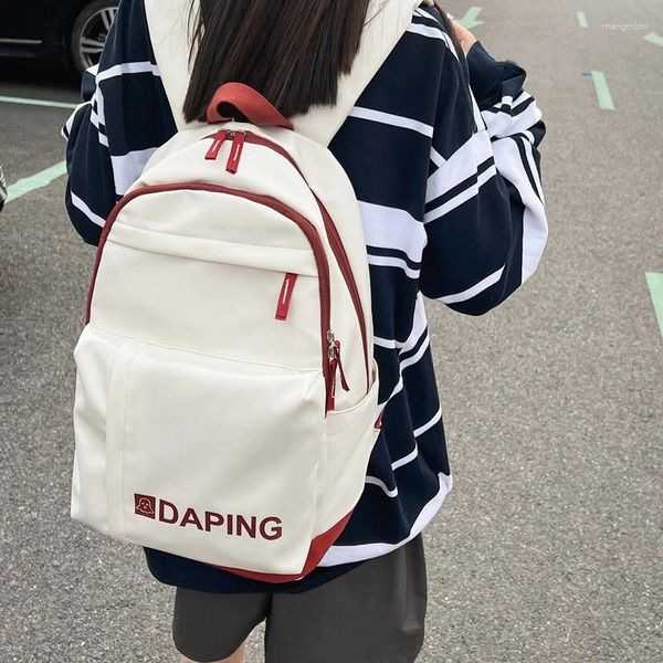 Zaino JOYPESSIE Zaino grande Moda Bookbag Carino Adolescenti Ragazze Ragazzi Impermeabile Liceo Mochila Lady Zainetto Kawaii