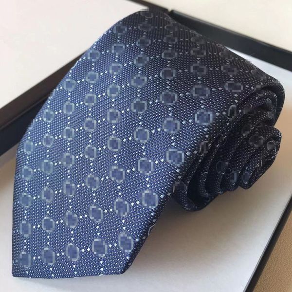 TIE Designer Moda Erkekler İpek Tie Jakard Mektubu Tie Classic Business Erkekler Lüks Kravat