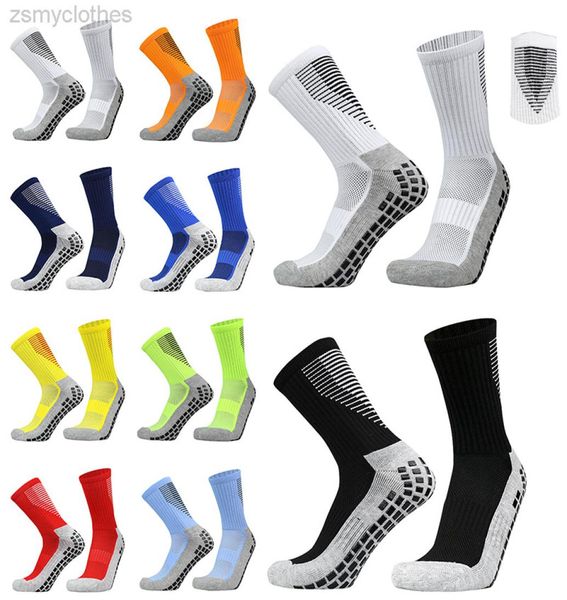 Nuovo modello scudo tallone calzini da calcio uomo donna sport quadrato silicone antiscivolo calzini gripl calcetines antideslizante futbol2865810