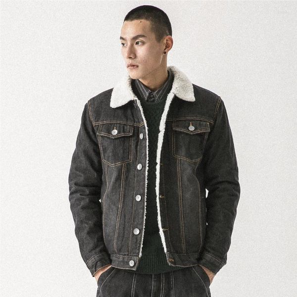 Herrenjacken Ly Winter Modedesigner Herrenjacke Vintage Lässig Samt Warm Denim Hombre Plus Größe M-6XL Dicke Parka Mäntel