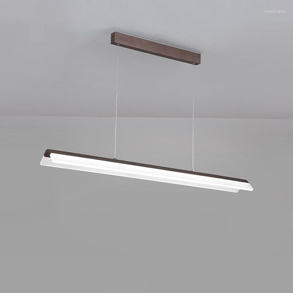 Pendelleuchten Nordic Hängelampe Lichter Holz LED Schlafzimmer Restaurant Leuchte Suspendu Hanging Ceiling