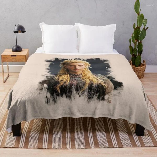 Cobertores Lagertha Throw Blanket Viagem Jacquard Ands