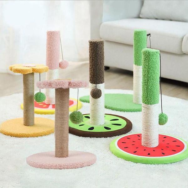 Arranhadores para gatos, poste para arranhar, árvore divertida, poste de arranhar, torre, bola, brinquedo para brincar, gatinhos, quadro de escalada para gatos