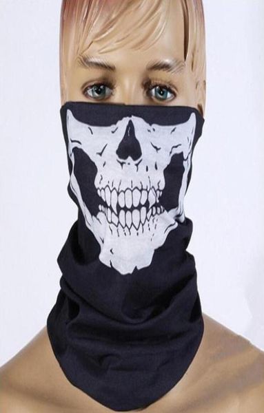 Unisex cosplay maskesi iskelet sihirli bisiklet eşarpları kayak kafatası yarım yüz maskesi hayalet eşarp bandana boyun ısıtıcı parti kafa bandı türban 6856123