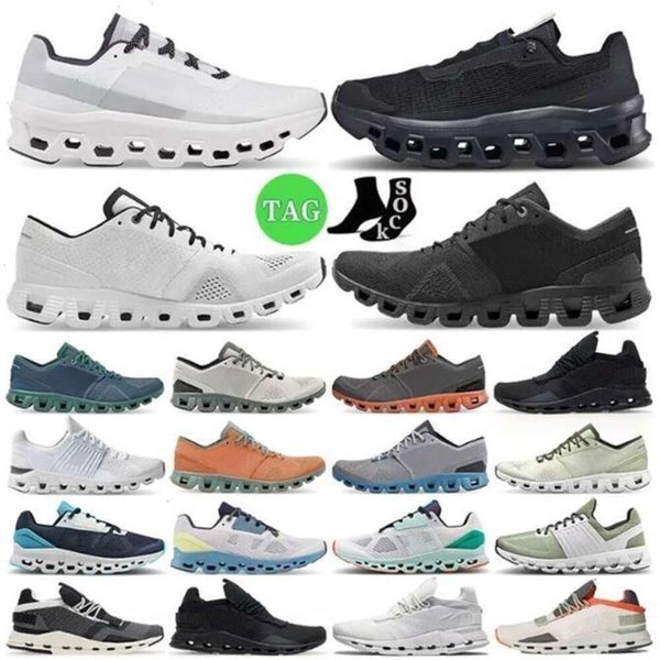 Sapatos de corrida de qualidade 2024 High 0n Cloud X Shift Rust Rock Aloe Branco Preto Treino Maré Laranja Mar Cloudtec Sneakers para Homens Mulheres Cloudnovas Treinadores 0NC