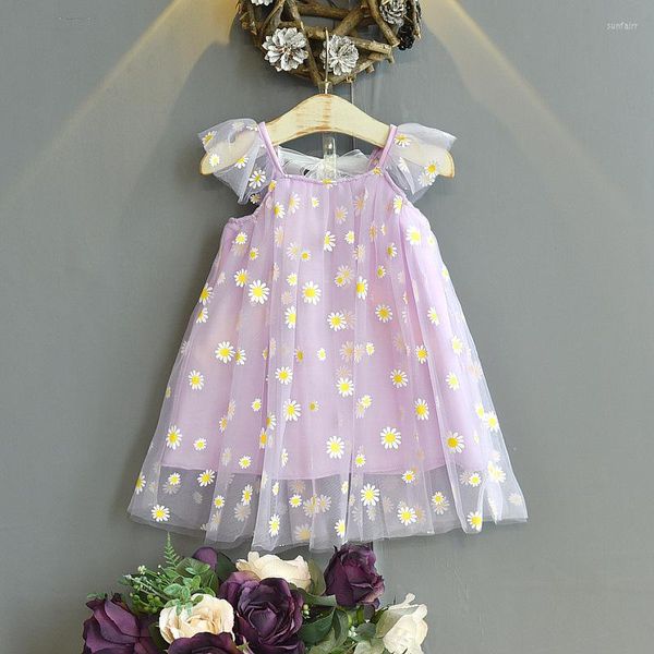 Mädchenkleider Kleid für Mädchen Little Daisy Sommerprinzessin Tutu Party Kindergeburtstag Blumenhochzeiten