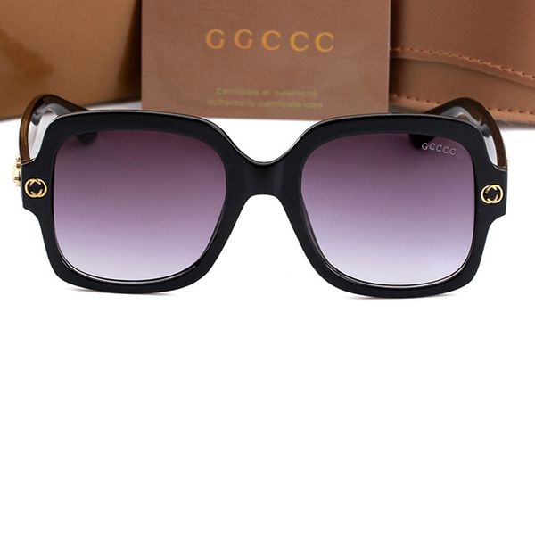 Óculos de sol de luxo Designer GGities Óculos de sol Lente Polaroid Feminino Masculino Goggle Sênior Para Mulher Óculos Armação Vintage Metal Vidro