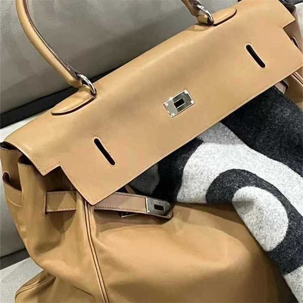 Totes Designer Keliess 40 50 Taschen Echtes Leder Super Kapazität Gepäck Damen Reise 50 cm Schulterqq mit Logo hohe Qualitätqq qq qq qq LSJ0