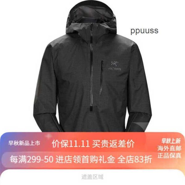 Jaquetas masculinas casacos arcterys hoodie arcterys masculino alpha sl anorak leve à prova de vento confortável w WN-BYFD WN-U9L2