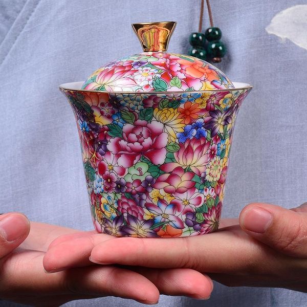 Teaware 175ml jingdezhen изысканный пастельный чай Tureen
