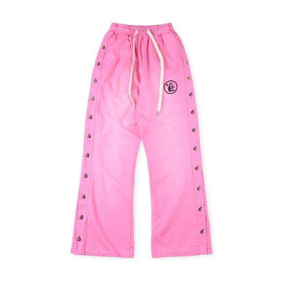 Pantaloni da uomo 2024 Designer Pantaloni da donna Hellstar Studios Pantaloni rosa Pantaloni sportivi da uomo Jogger Hip Hop Street Casual