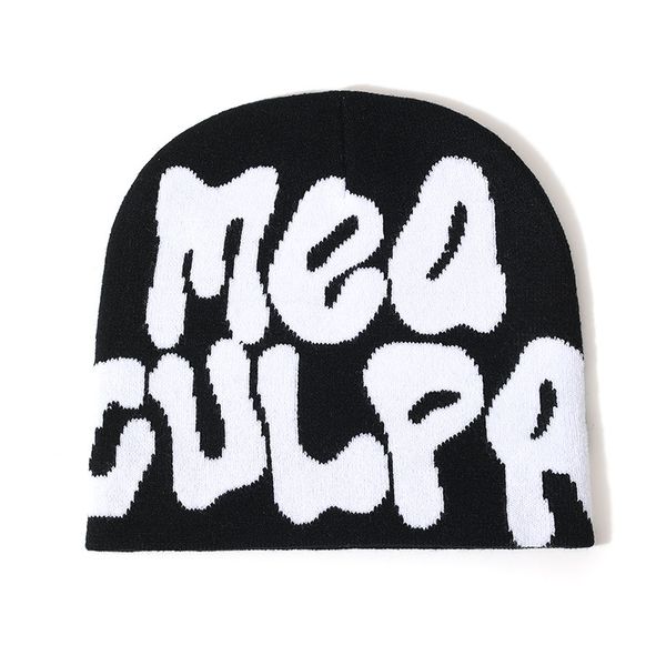 Berretto mea culpa all'ingrosso da donna designer classico cappello lavorato a maglia cappello freddo unisex alla moda in stock