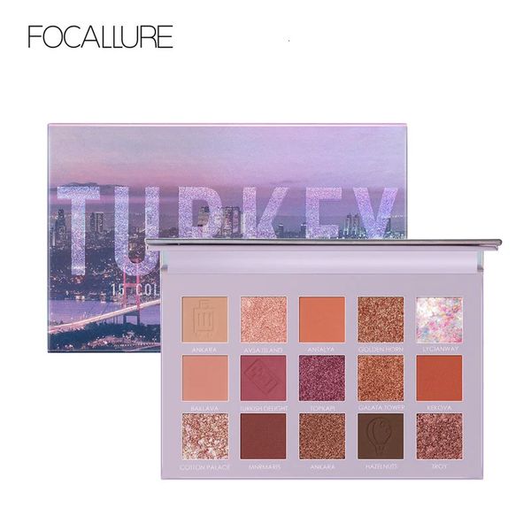 Göz Faresi Focalure Profesyonel Glitter Göz Farı Palet Pırıltılı Toz Yüksek Pigment Giymesi Giymek Göz Farı Tozu Makyaj Kozmetik 231128