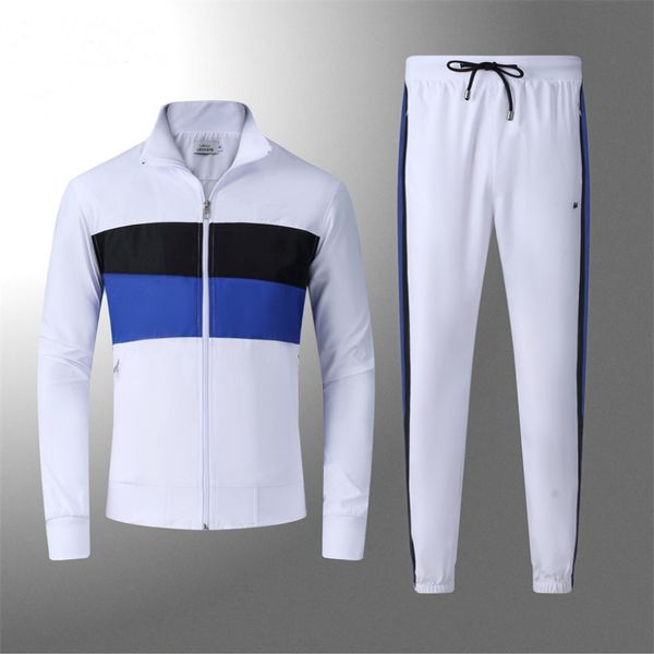 Tuta da uomo ricamata in coccodrillo Pantaloni sportivi firmati Felpa con cappuccio da uomo Pantaloni sportivi Giacca con zip Pantaloni da jogging Pantaloni tuta da uomo Pantaloni da jogging Cappotti con cappuccio Taglia M-2XL