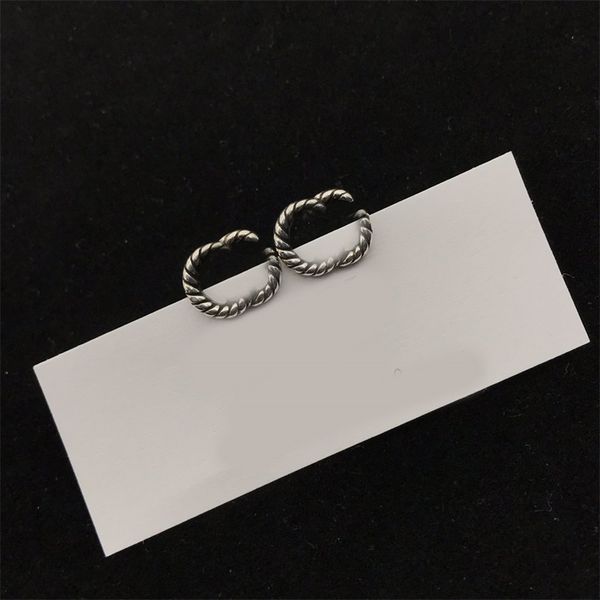 Modische Ohrstecker, Designer-Perlenohrringe für Damen, doppelte Buchstaben, lässig, luxuriös, Schmuck, Ornamente, stilvoll, Orecchini-Diamant-Ohrringe, Designer, einfach, zb109