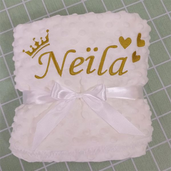 Coperta Fasciatoio Personalizzato nato Passeggino Lettino Culla Copriletto Biancheria da letto per neonati Swaddle Wrap Gift 231128