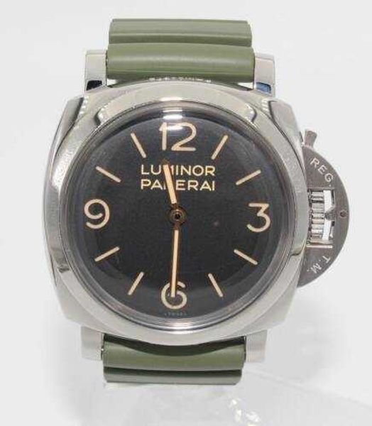 Paneraii Herren 1950 Clean-Factory Luminor Watch Designer 3 Tage Acciaio 47mm Handbuch Stahl Männer PAM 372 Luxus voll aus rostfreiem Stahl wasserdichte Armbanduhren h