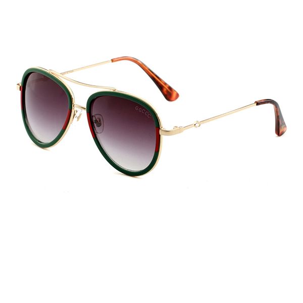 A112 y Womans Sonnenbrille Herren Ggities Sonnenbrille UV-Schutz Männer Brillen Farbverlauf Metallscharnier Mode Frauen 0062