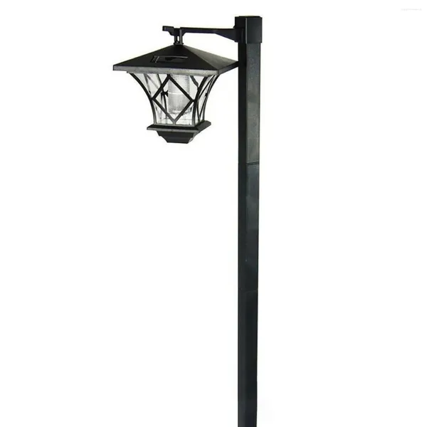 Chaveiros 1.5m LED Solar Powered Tradicional Jardim Lâmpada Post Lamppost Lantern Light Decor