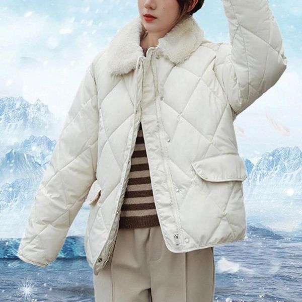 Frauen Westen 2023 Winter Kleidung Langarm Warme Daunenmantel Mit Taschen Koreanische Dongdaemun Hohe Qualität Outdoor Jacke