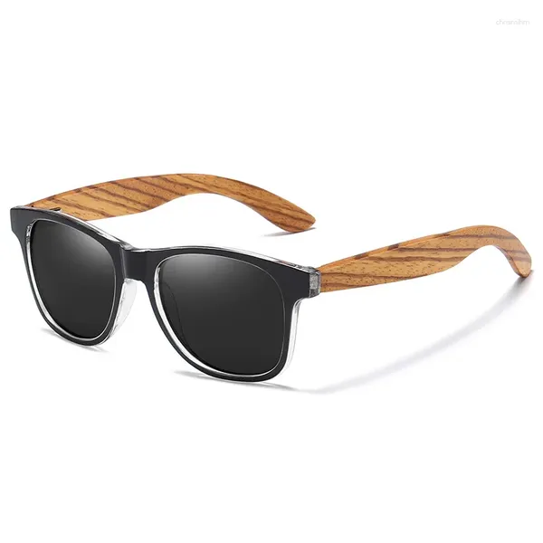 Occhiali da sole in vero legno polarizzato in bambù UV400TAC con lenti anti-ultravioletti e antiriflesso