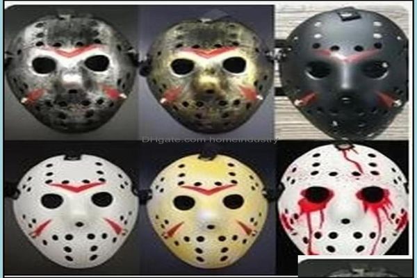 Maschere per feste Maschera Jason Hockey Cosplay Halloween Killer Horror Spaventoso Decorazioni per feste Festival Natale Masquerade Masque V F Homeindus5067373