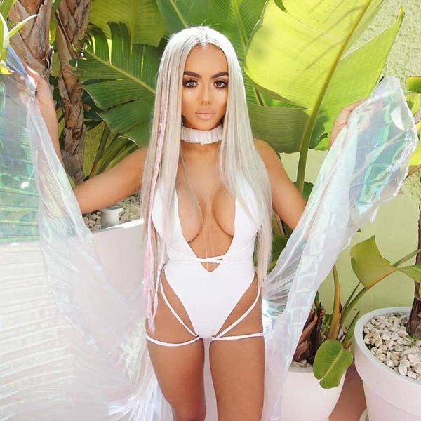 Damenbadebekleidung Melphieer Sexy Monokini Geflochtener Verband Badeanzug Dame Badeanzug Frauen Einteiler Badende Marke Original