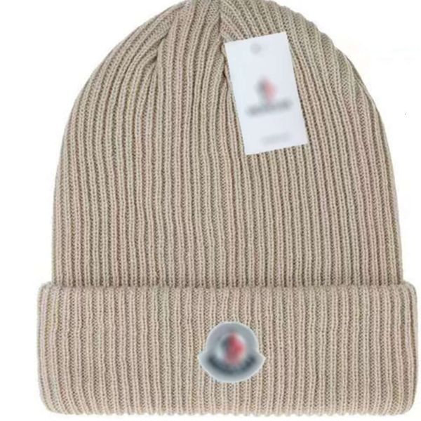 Beanie / Skull Caps Skull Caps 2023 Designer Beanie Man Beanie Chapéu De Lã Chapéu De Inverno Coelho Cabelo Branco Cinza Preto Rosa Vermelho Engrossado Chapéu Clássico Chapéus De Inverno 1118AZAAZ