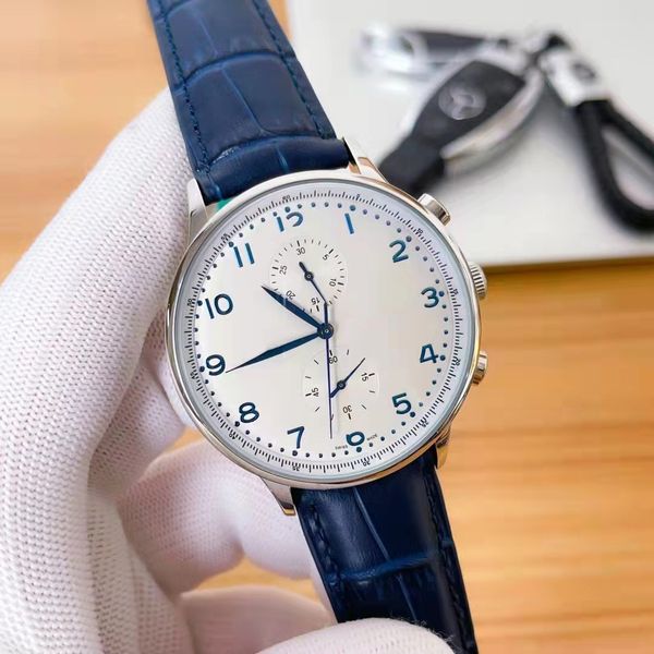 Neue AAAA klassische Herrenuhr Master High-End mechanische Uhr Mode neue automatische Luxusuhr mit Rindslederarmband-Design
