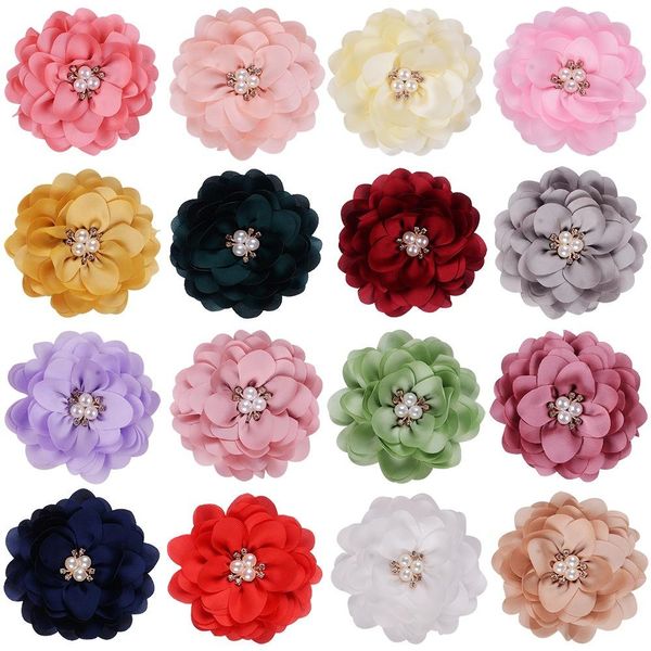 Acessórios 100pcs Pérolas Acessórios para Cães Coleira Removível Flores Encantos Pequenos Cães Bowties Coleira Suprimentos