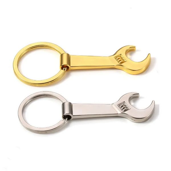 Chave de aço inoxidável e ecologicamente correto abridor de garrafa de cerveja Chain Keyring Presente Ferramentas de cozinha BB0428