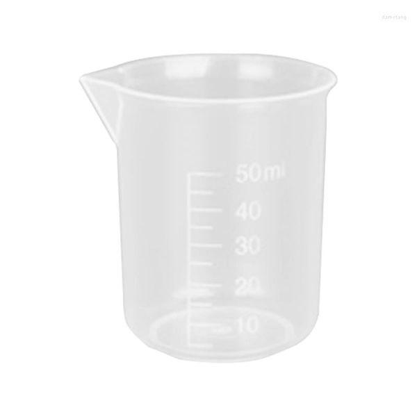 10Pieces Medição de plástico Copo de copo de alimento resina reutilizável Epóxi Cups de derramamento para líquidos medir/ misturar tinta