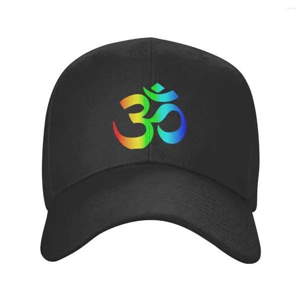 Bola bonés om ohm logotipo boné de beisebol adulto budismo buda yoga ajustável pai chapéu para homens mulheres esportes snapback bonés