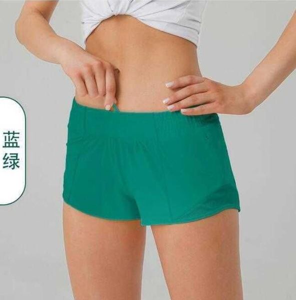 Lulus Sommer Yoga Hotty Hot Shorts Atmungsaktiv Schnell Trocknend Sport Unterwäsche Damen Tasche Laufen Fi Hosen Princ Sportswear Gym Legging6