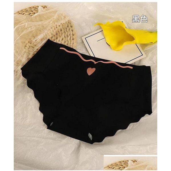 Damenhöschen 1 teile/los Y Eis Seide Frauen Mittlere Taille Nahtlose Slips Weibliche Damen Traceless Unterwäsche Mädchen Dessous Dessous Drop D Dhshf