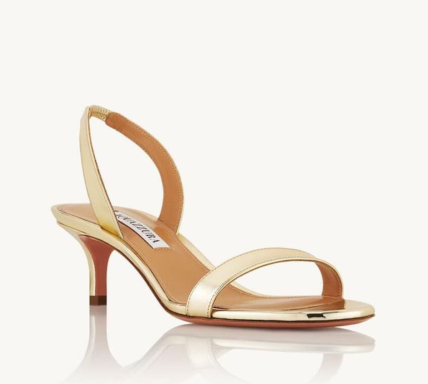 Designer di lusso estivo So Nude Sandalo con tacco Divine Sandal Pump Shoes Open Toe Slingback Donna Abito da sposa per feste Lady