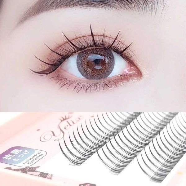 3 PC Ciglia finte Yelix A Shape Lashes Ciglia finte soffici naturali Ciglia individuali 3d Estensione ciglia visone Trucco di lusso Ciglia Z0428