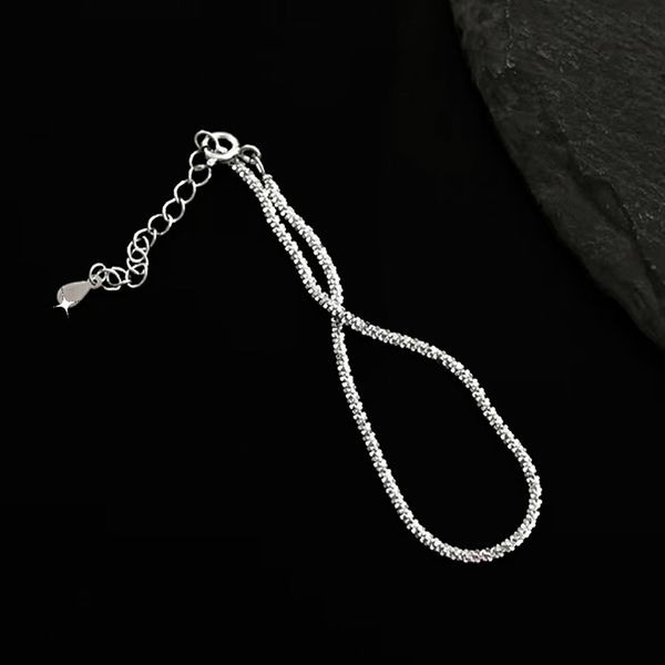 S Sterling Pure Sier Sparkling Necklace Chains Womens Versatile Popular High Grade Shining Sky Star Collar Chain_voghion.com