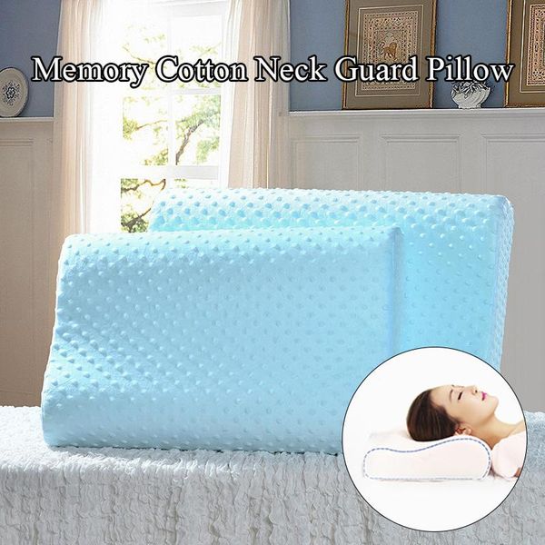 Pillow memória espuma de espuma ortopédica confortável massageador de travesseiros macios para cuidados de saúde cervical Sleep de guarda adulto do pescoço