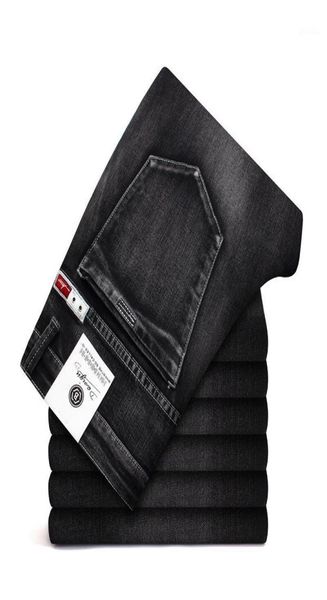 Men039s Jeans 2021 Uomo Skinny elastico in denim elasticizzato Jean Moda maschile Pantaloni casual Nero Plus Size 40 42 44 463041090