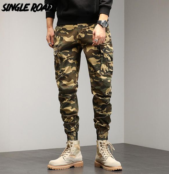 Calças cargo masculinas techwear camo baggy moda militar joggers calças masculinas streetwear casual para 2204221851138