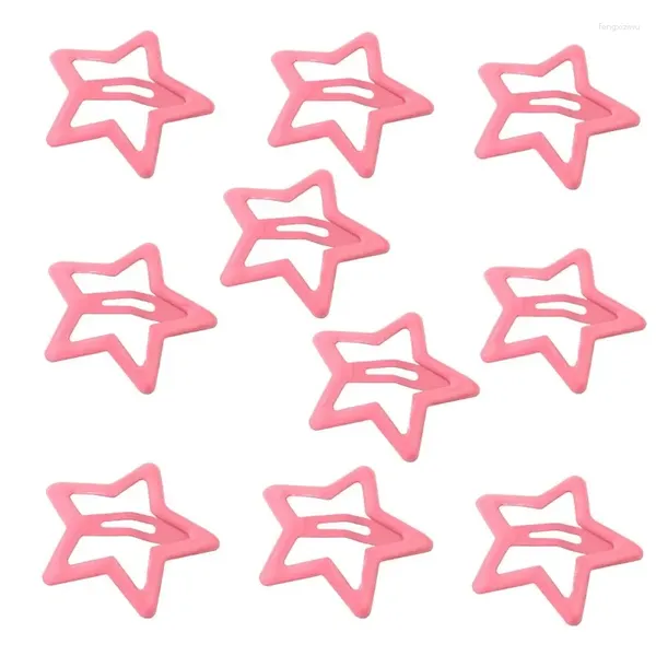 Haarschmuck 10 Stück Mini Star Clip Kinder Glitzer Metall Clips Haarspangen Haarnadeln Mädchen Kopfbedeckung Styling Werkzeuge