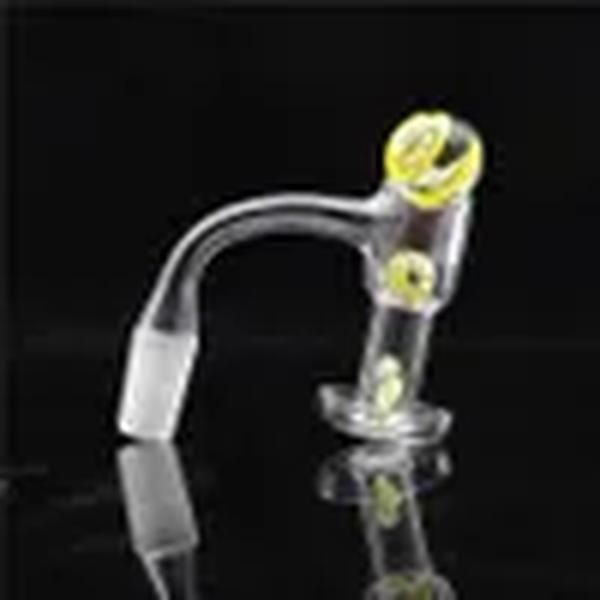 Beracky Full Weld Bubble Barrel Terp Slurper Smoking Quartz Banger mit 22 mm 14 mm Glas Dichro Marmorperlen Rubinperlen für Dab Rigs ZZ