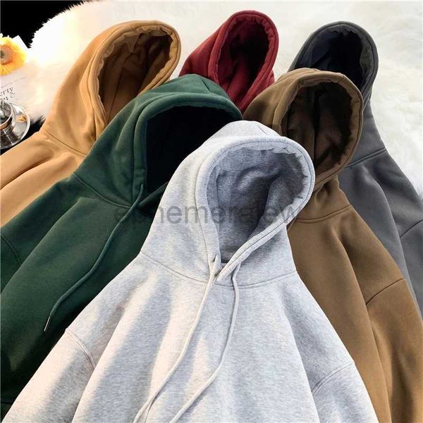 Herren Hoodies Sweatshirts Herbst Mode Mit Kapuze Sweatshirt Männer Lose Streetwear Pullover Männlich Schwarz Weiß Navy Hoodieszln231128